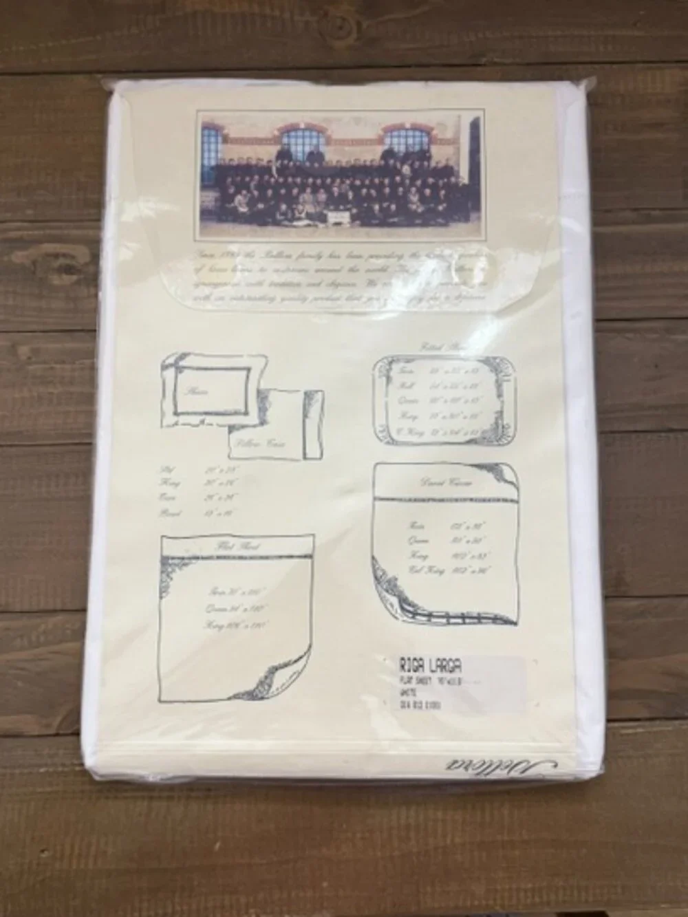 Bellora 280 Thread Count Twin Flat Sheet Wide White Stripe Cotton Made in Italy